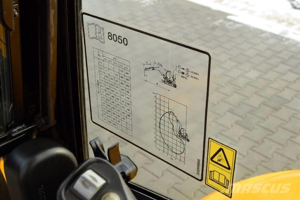 JCB 8050 RTS Miniescavatori