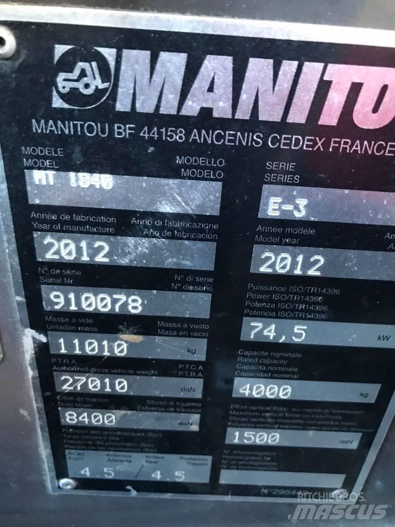 Manitou MT 1840 Sollevatori telescopici