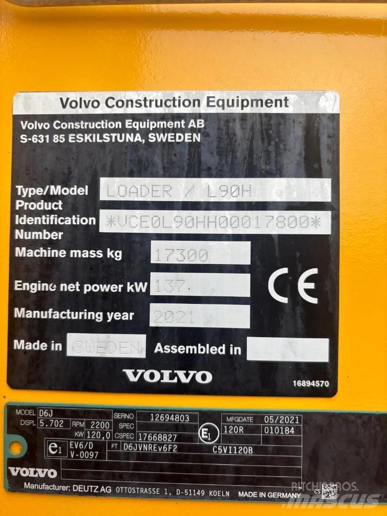 Volvo L90H Pale gommate