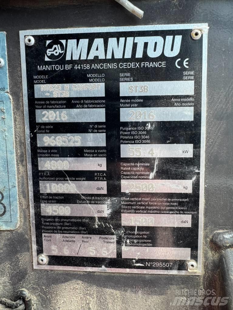Manitou MT 625 H Sollevatori telescopici