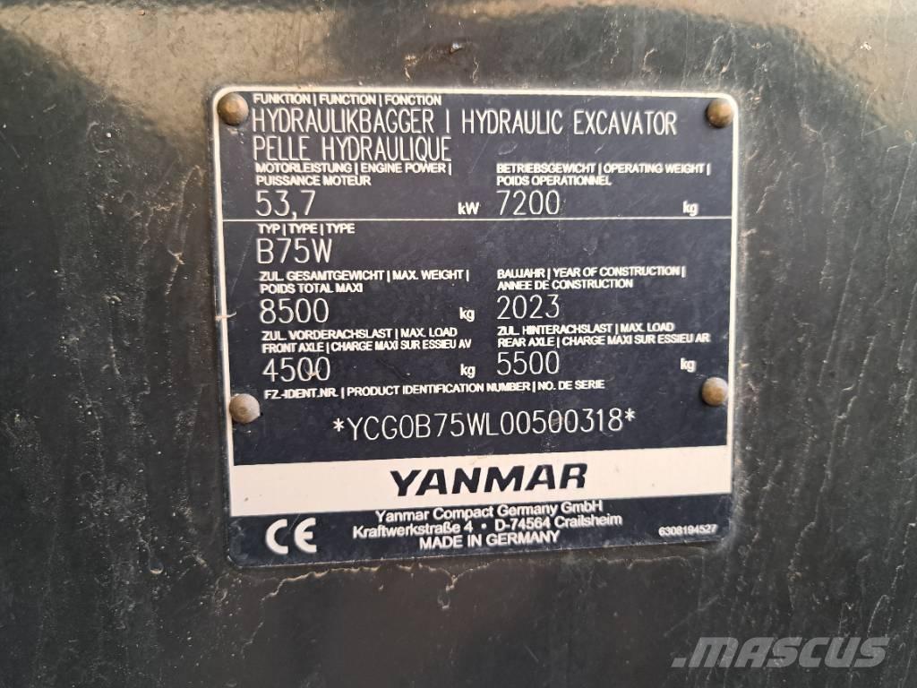 Schaeff B75W Escavatori gommati