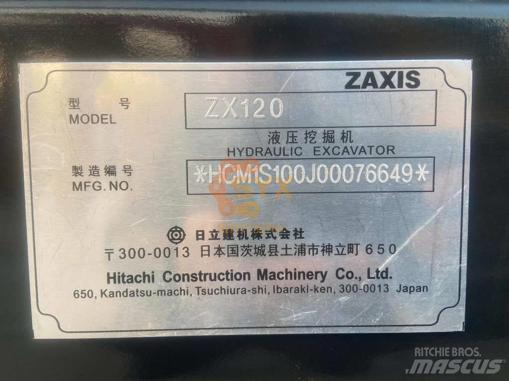 Hitachi ZX 120 Escavatori cingolati