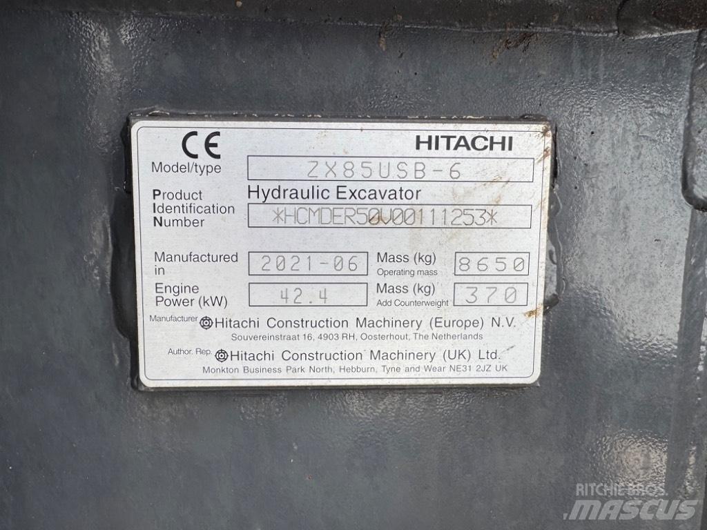 Hitachi ZX 85 US-6 Escavatori medi 7t - 12t