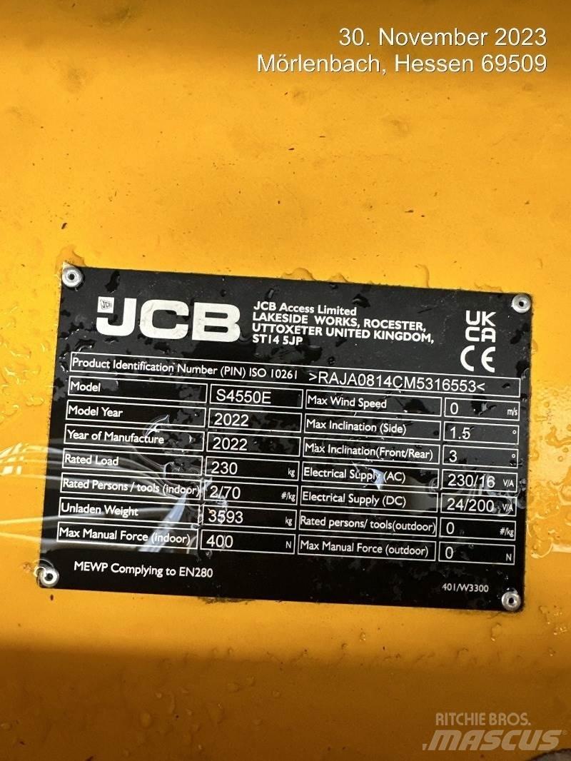 JCB S4550E Piattaforme a pantografo