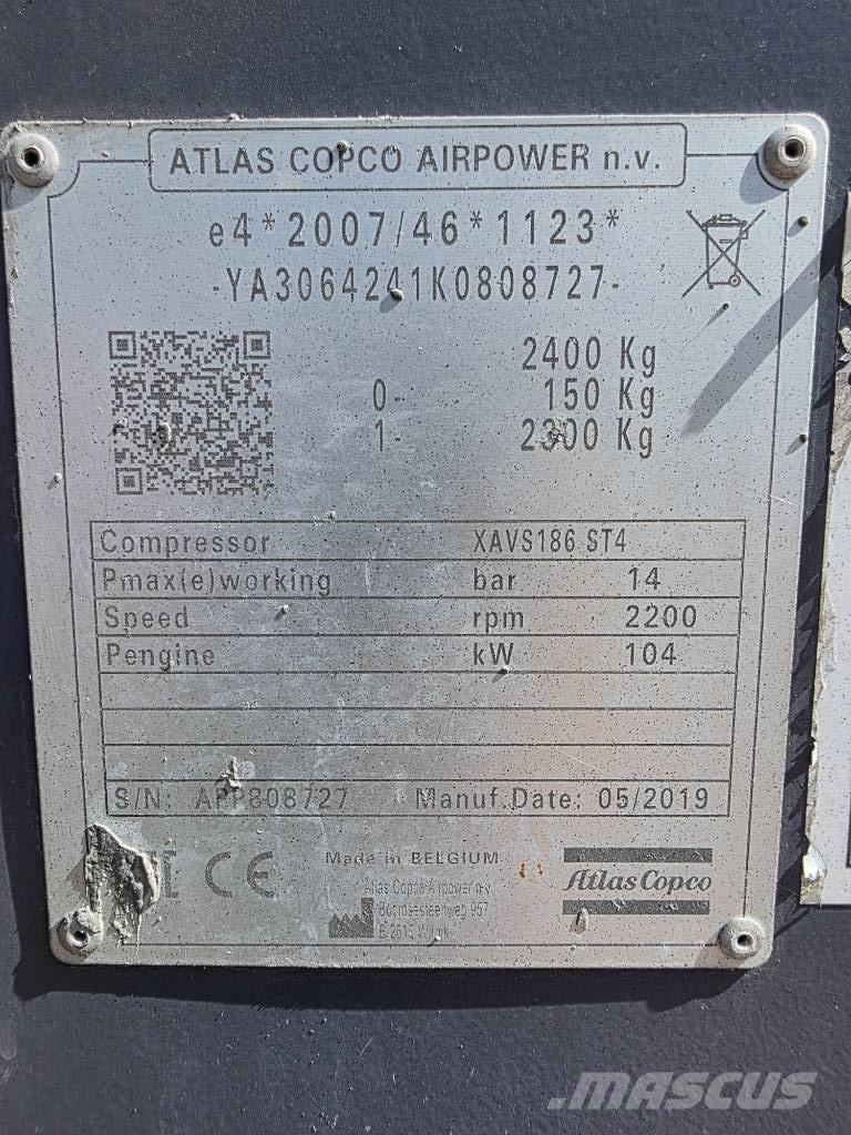 Atlas Copca XAVS186 Compressori Air Booster