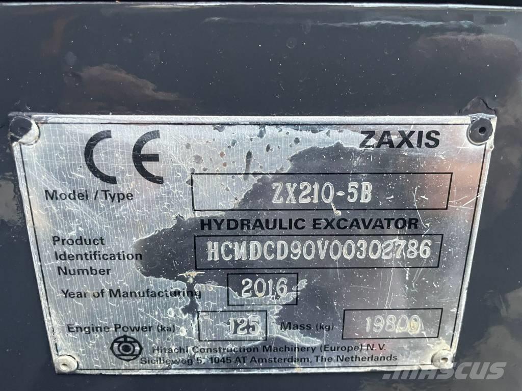 Hitachi ZX 210 LC-5B Escavatori cingolati