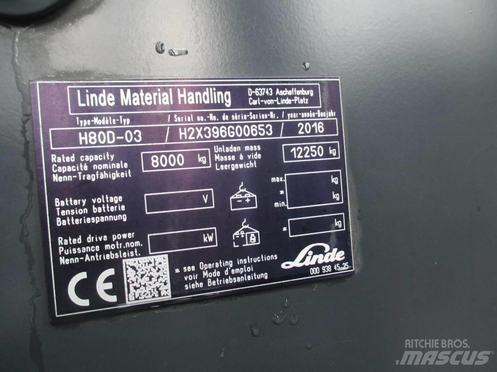 Linde H80D Carrelli elevatori diesel