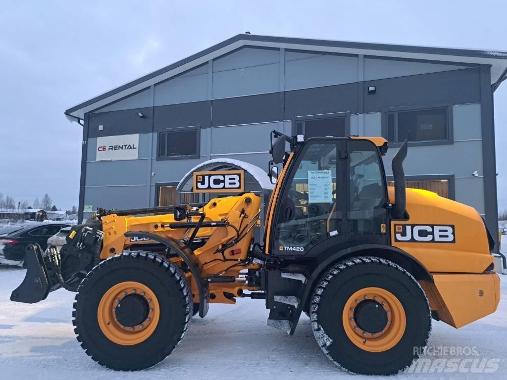 JCB TM 420C SV Pale gommate telescopiche