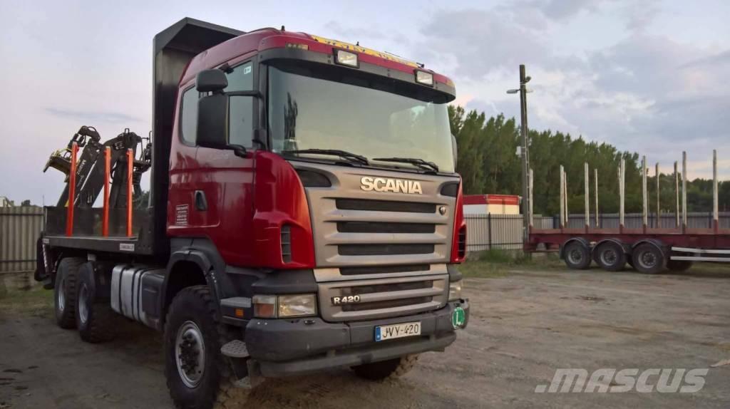 Scania R 420 Camion trasporto legname