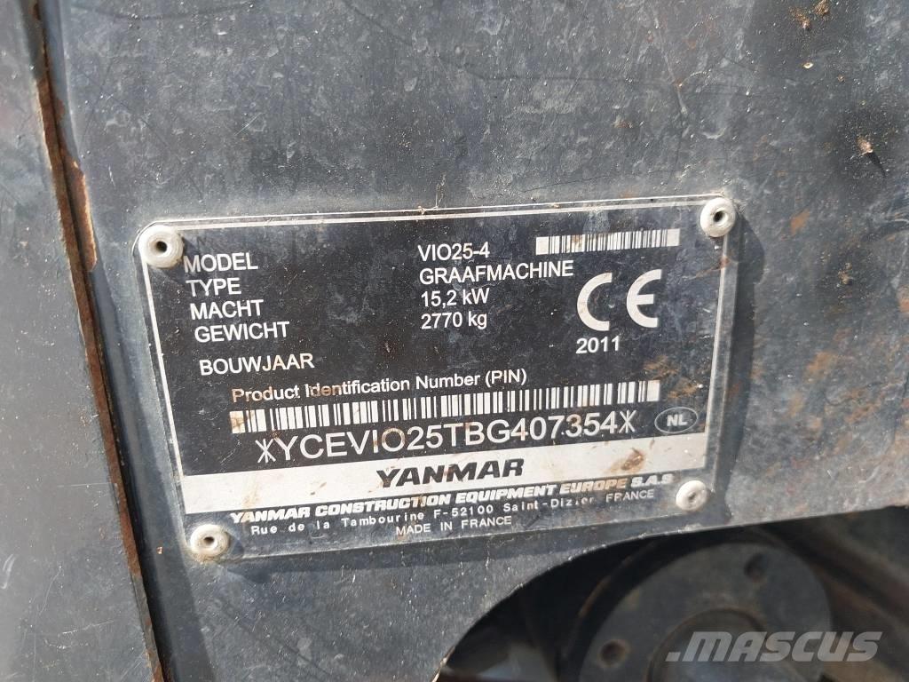 Yanmar Vio 25-4 Miniescavatori