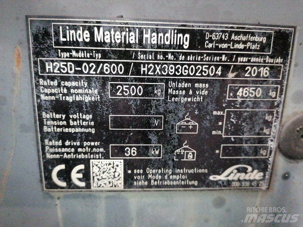 Linde H25D-02/600 Carrelli elevatori GPL