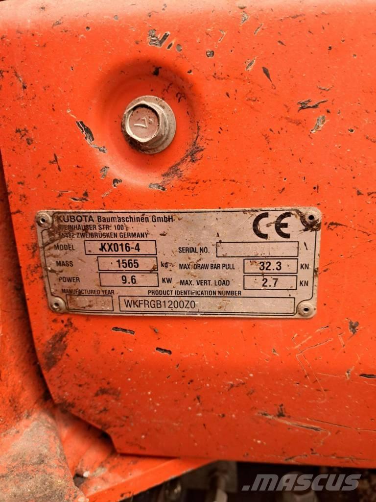 Kubota KX 016-4 HG Miniescavatori