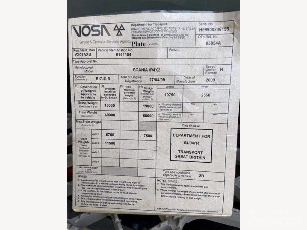 Scania R 340 Camion con sponde ribaltabili