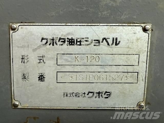 Kubota K-120 Escavatori cingolati