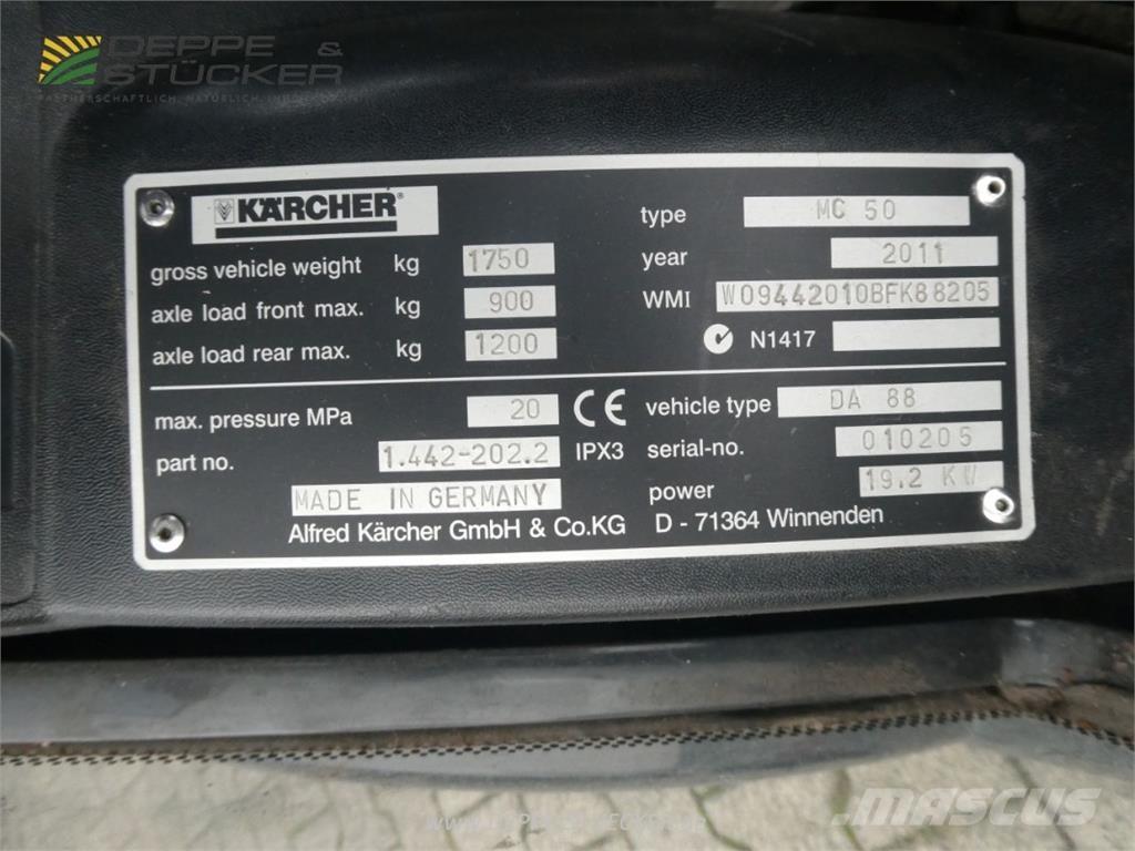 Kärcher MC 50 Spazzatrici