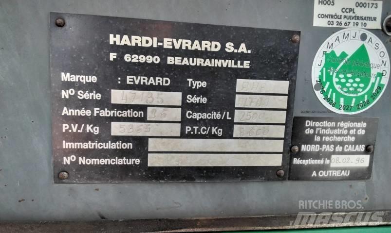 Evrard Alpha 2500 Irroratrici semoventi