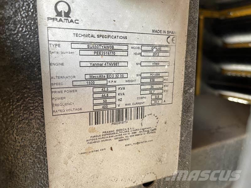 Pramac GSW 45 Generatori diesel