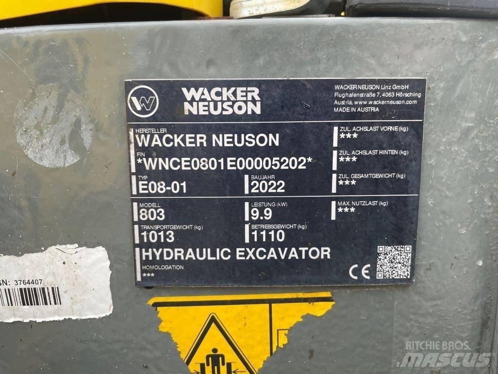 Wacker Neuson 803 Escavatori cingolati