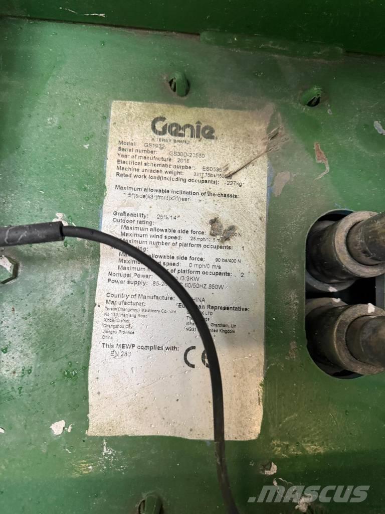 Genie GS 1932 Piattaforme a pantografo