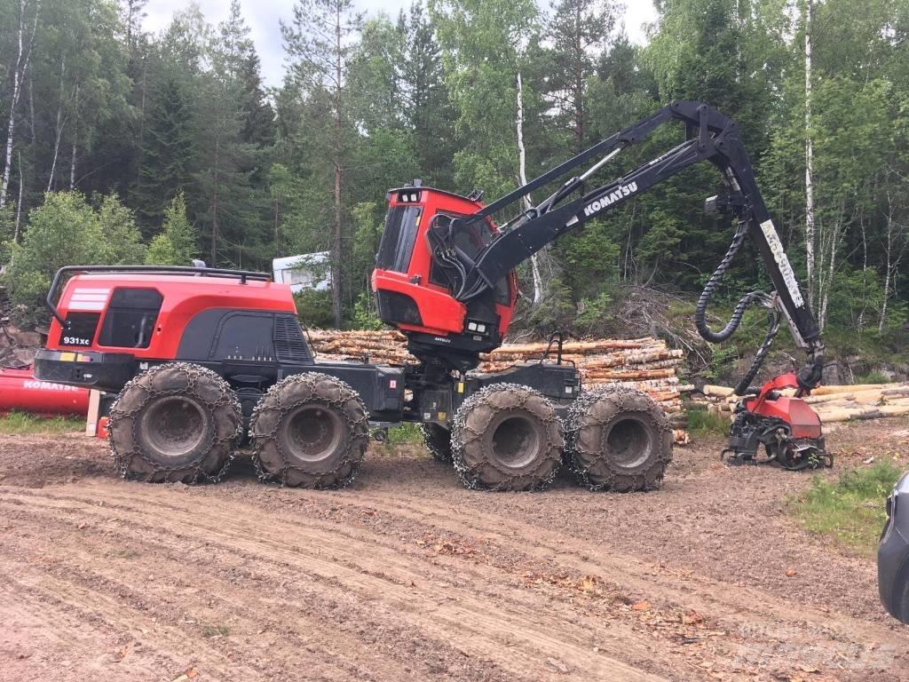 Komatsu 931 XC Abbattitrici, Disboscatrici