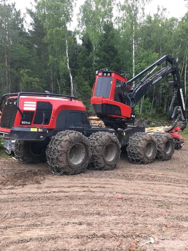 Komatsu 931 XC Abbattitrici, Disboscatrici