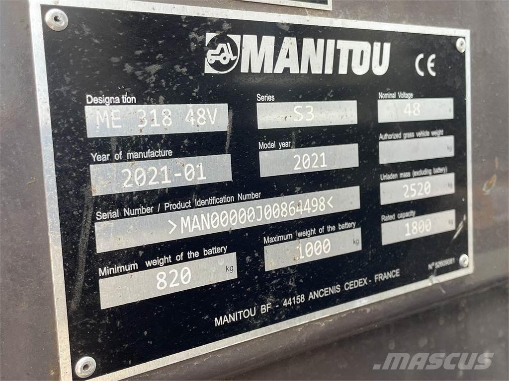 Manitou ME318 Carrelli elevatori elettrici