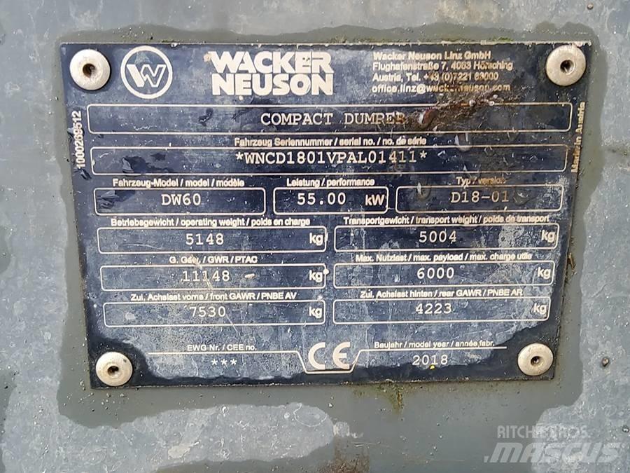 Wacker Neuson DW 60 Mini dumper