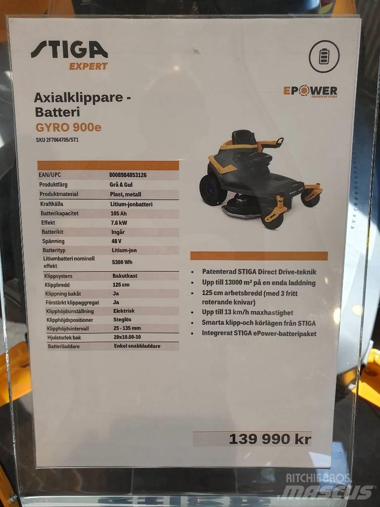 Stiga GYRO 900E DEMO Trattorini tagliaerba