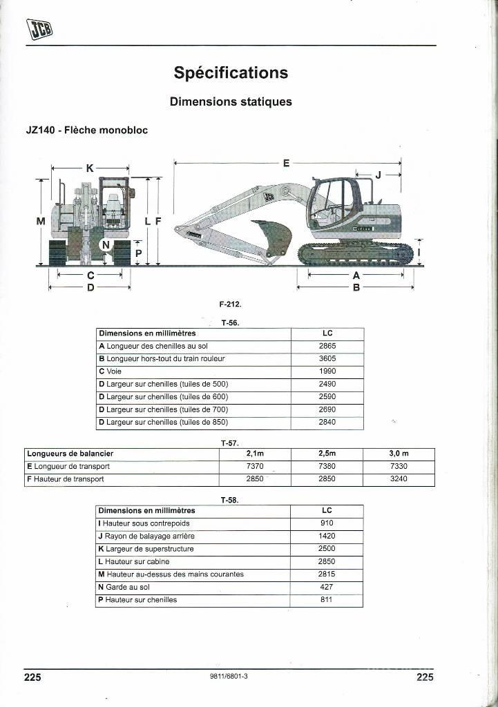 JCB JZ 140 D Escavatori cingolati