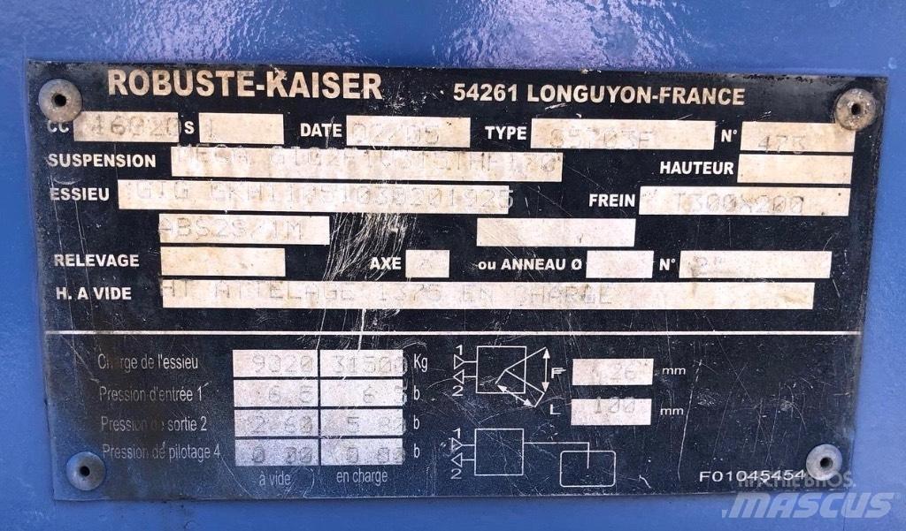 Kaiser S5703 F Semirimorchi per il trasporto di veicoli