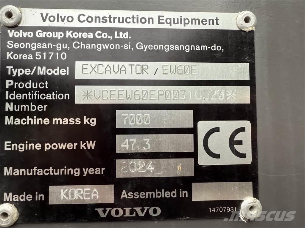 Volvo EW60 E Escavatori gommati