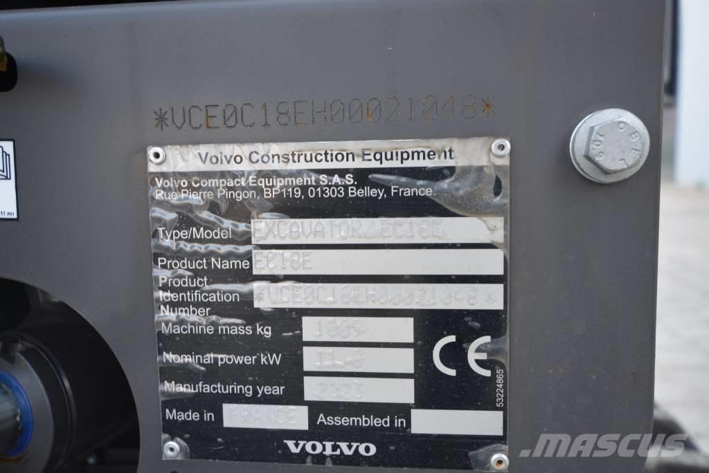 Volvo EC 18 E Miniescavatori