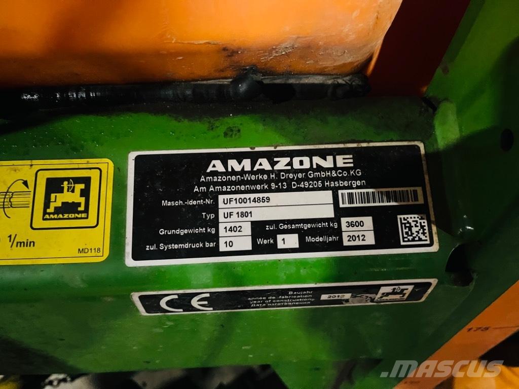 Amazone UF 1801 Irroratori montati