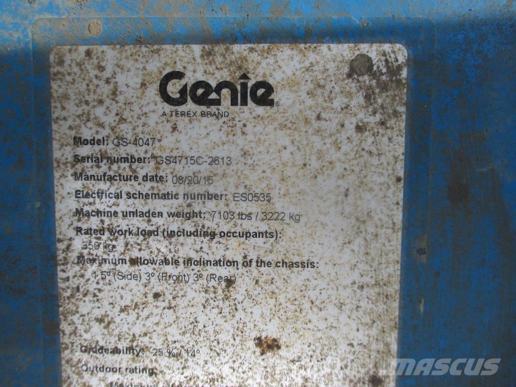 Genie GS 4047 Piattaforme a pantografo