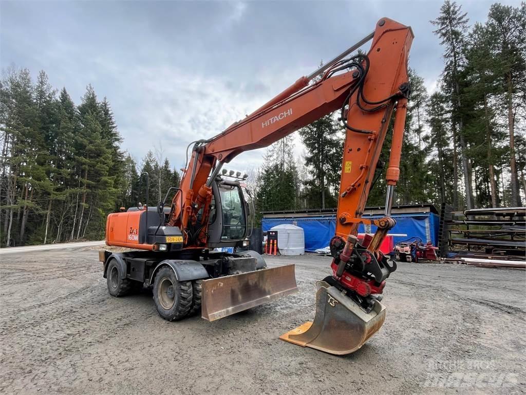 Hitachi ZX 160W Escavatori gommati