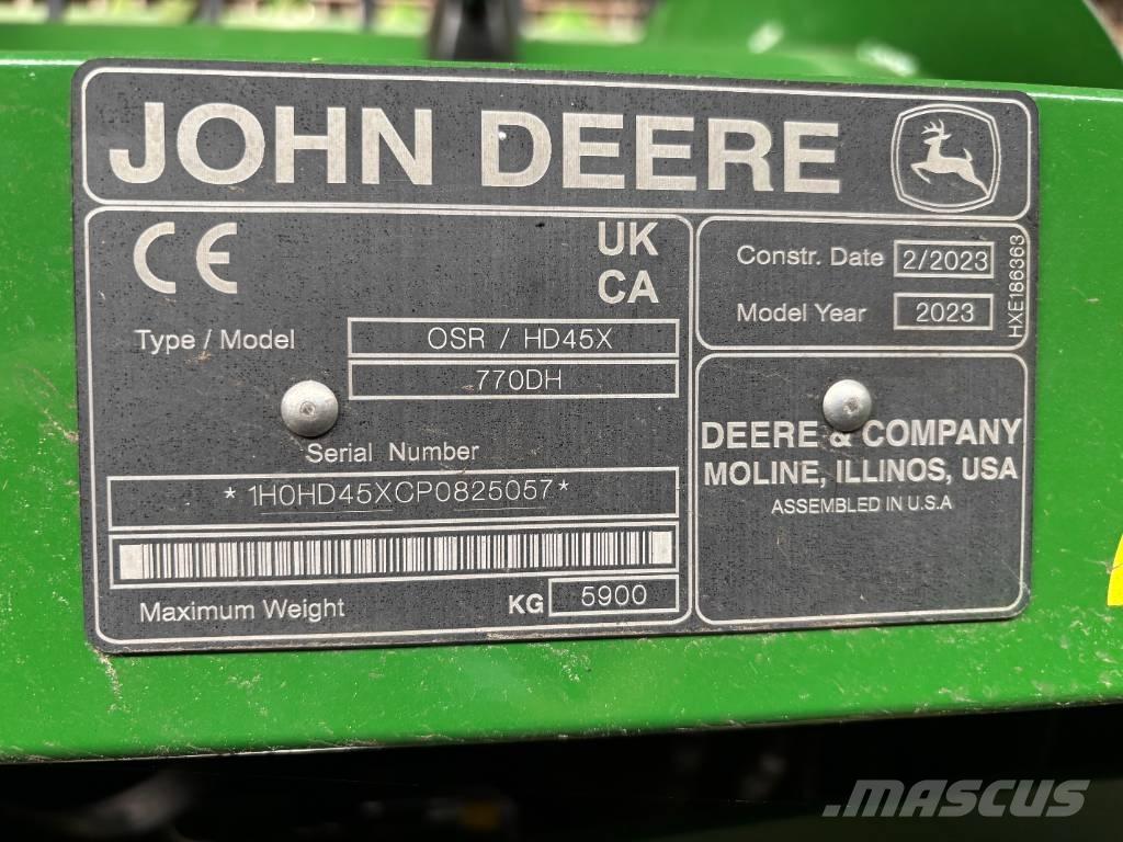 John Deere X9 1000 Mietitrebbiatrici