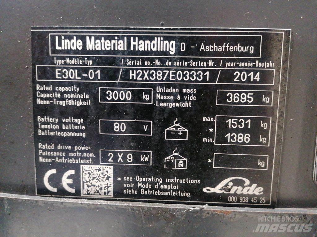 Linde E30L-01 Carrelli elevatori elettrici