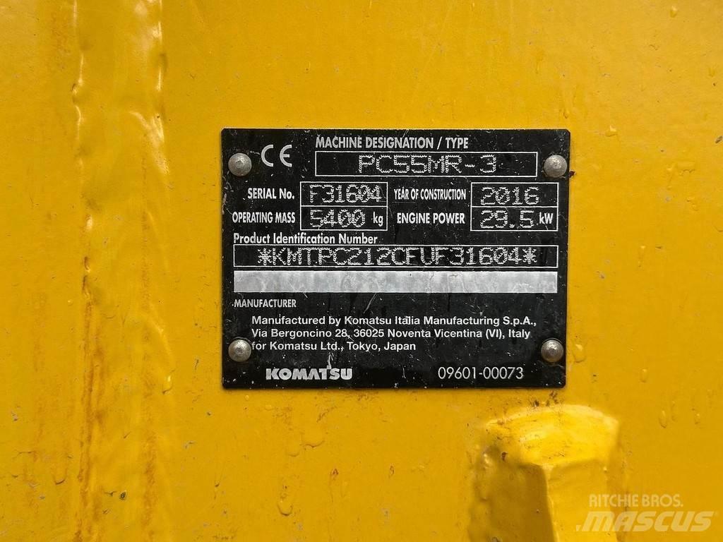 Komatsu PC55-MR3 Miniescavatori
