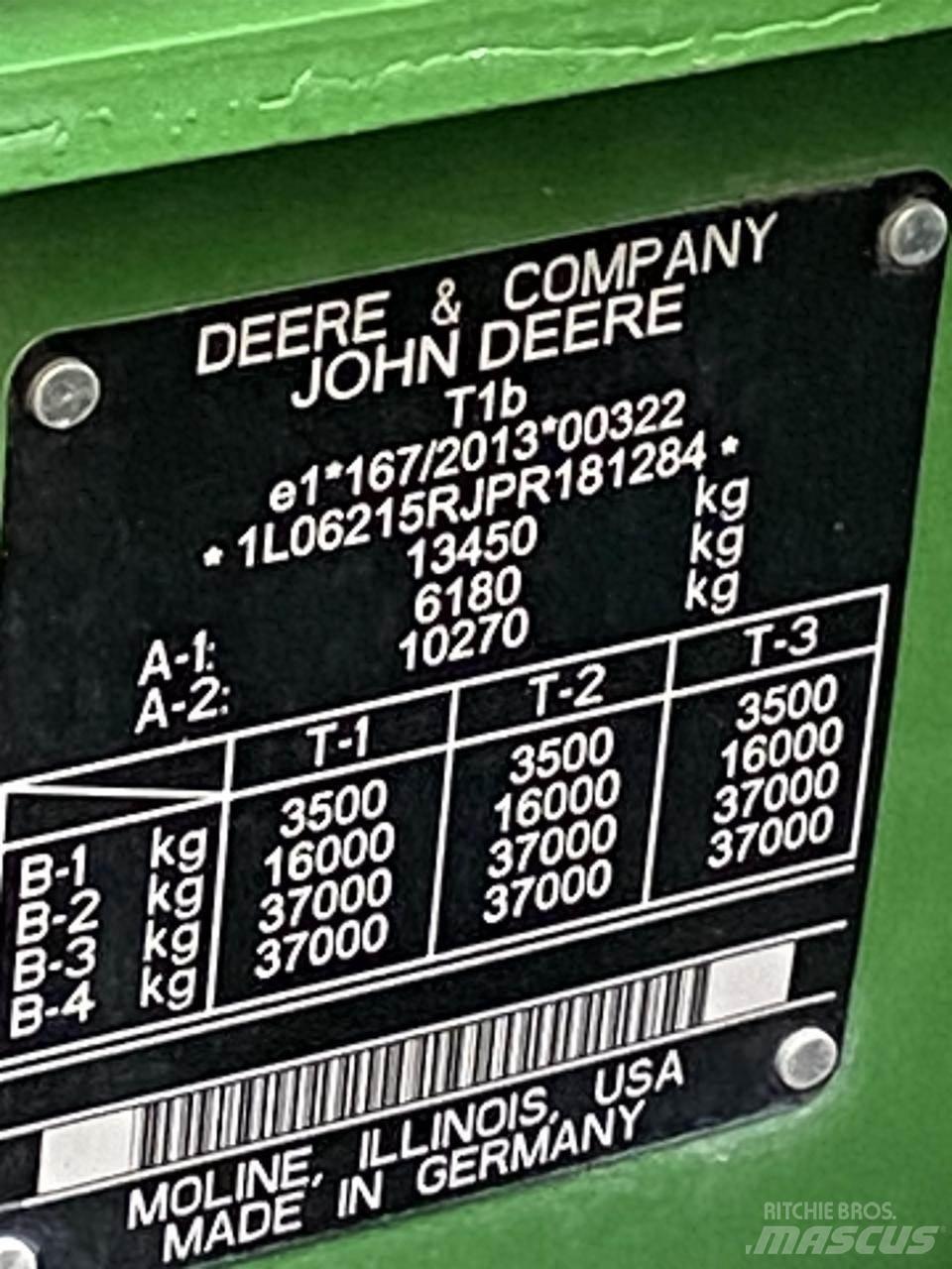 John Deere 6R 215 Trattori