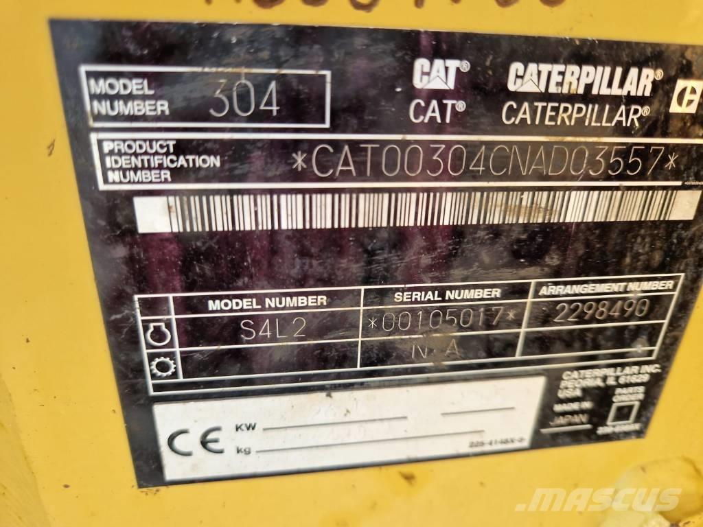 CAT 304 CR Miniescavatori