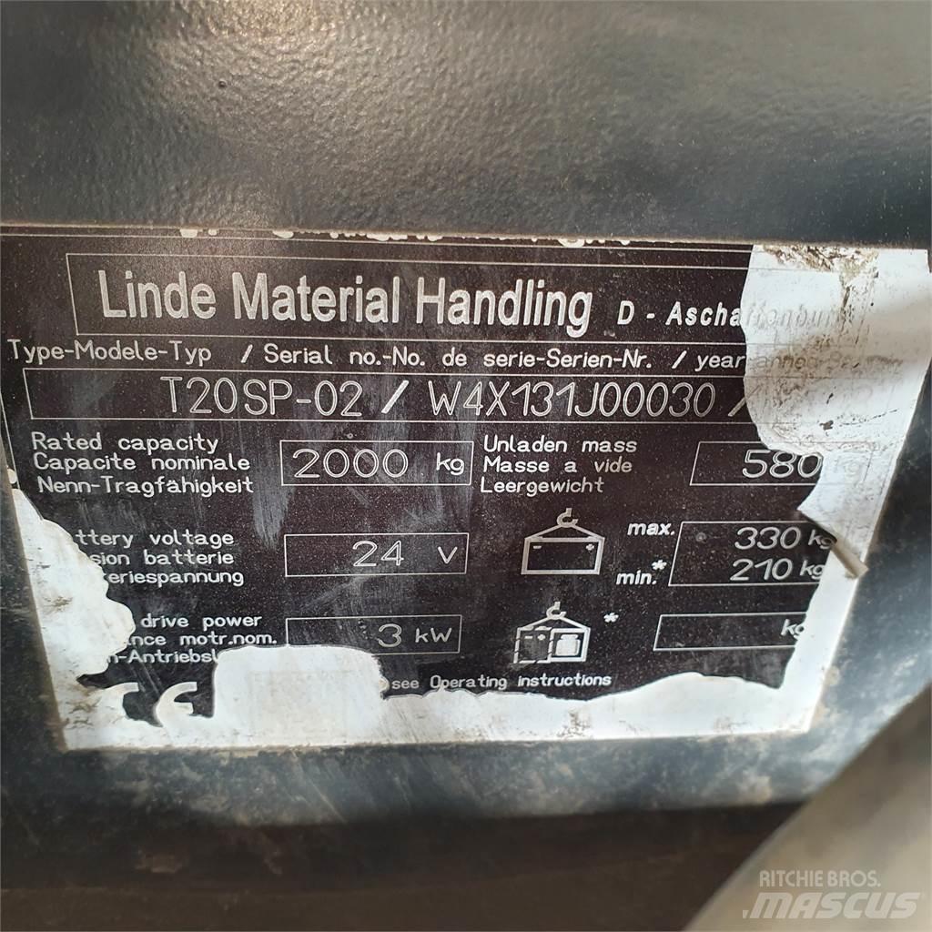 Linde T20SP kurz Transpallet manuale