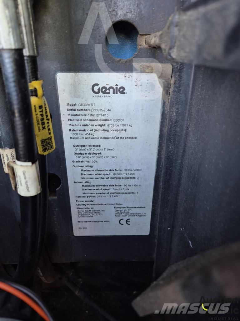 Genie GS 3369 RT Piattaforme a pantografo