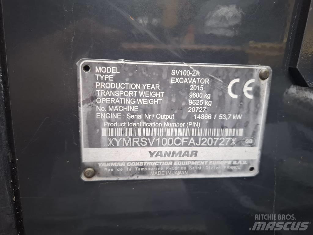 Yanmar SV 100-2A Escavatori medi 7t - 12t