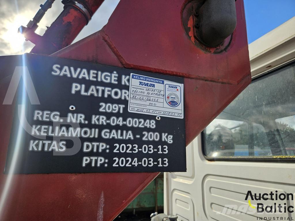 MAN 8.103 Piattaforme autocarrate