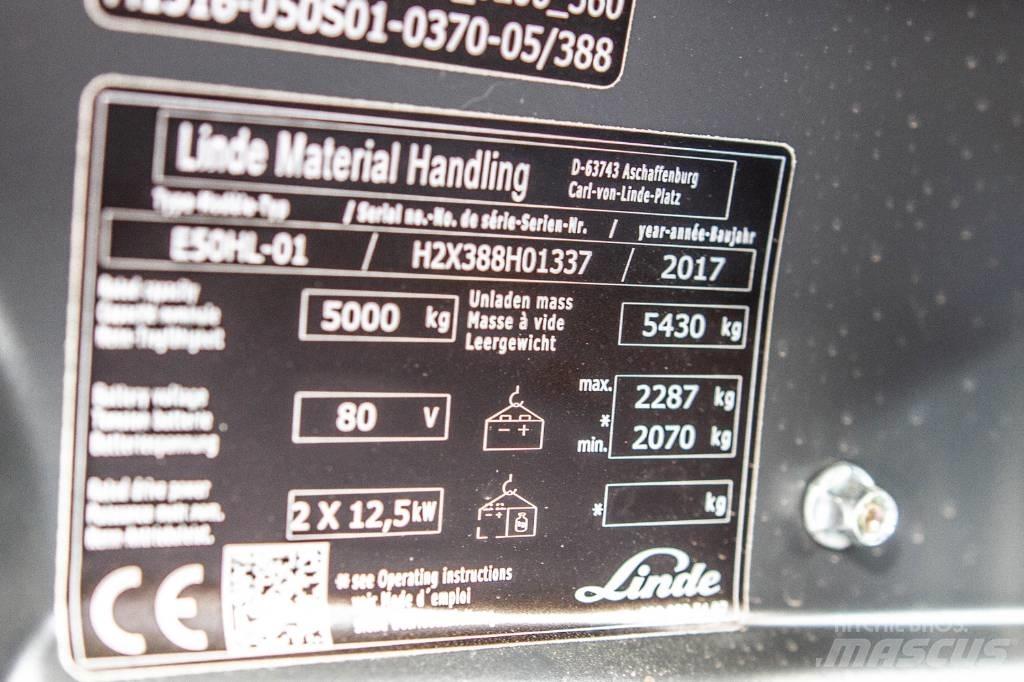 Linde E50HL-01 Carrelli elevatori elettrici