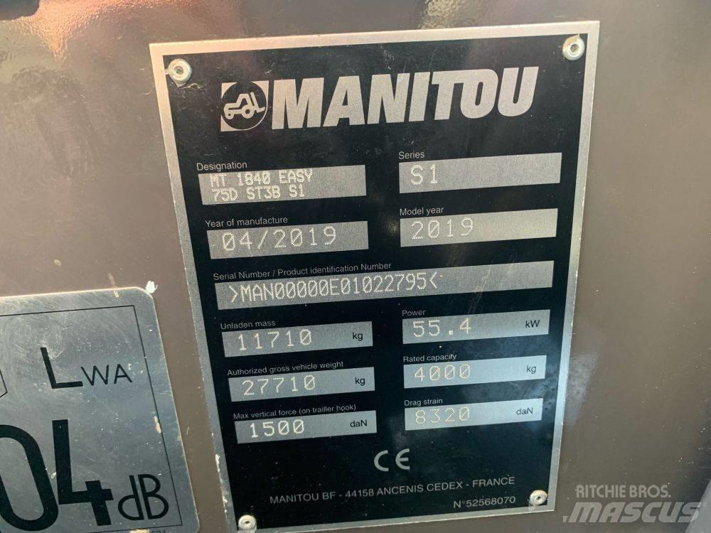 Manitou MT 1840 Sollevatori telescopici