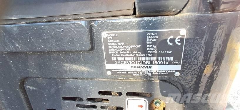 Yanmar Vio 17-1 Miniescavatori