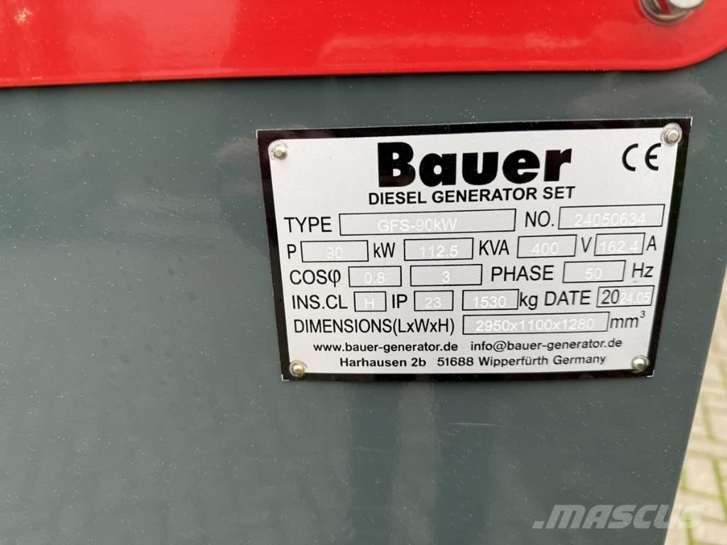 Bauer 124 KVA Generatori diesel