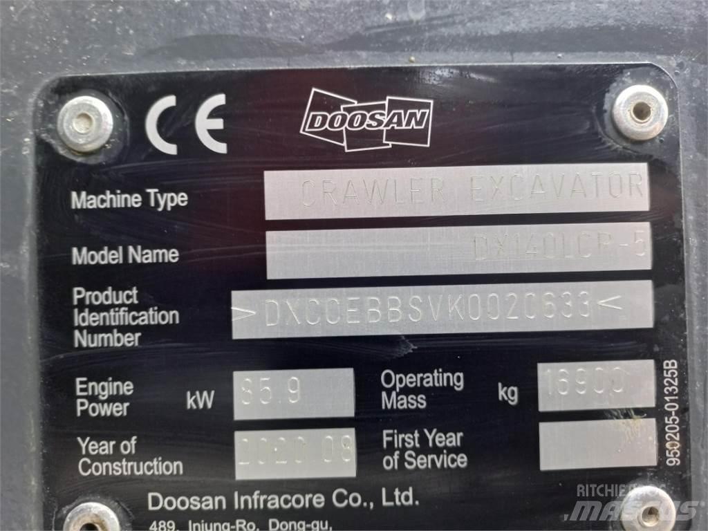 Develon DX140LCR-5 Escavatori cingolati