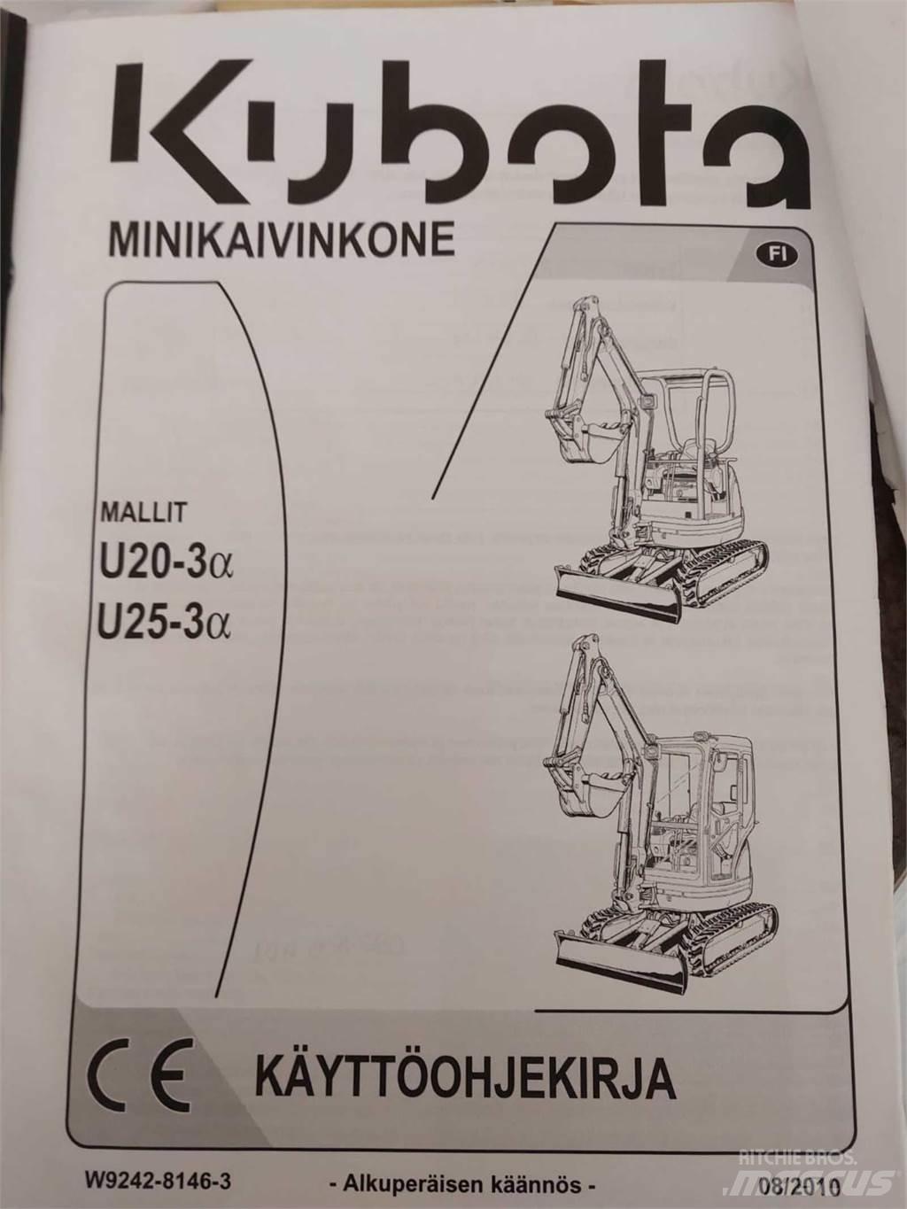 Kubota U25-3 Miniescavatori